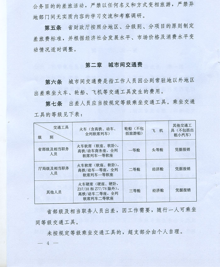 湖北省省級黨政機(jī)關(guān)差旅費(fèi)管理辦法